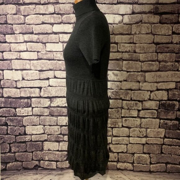 Calvin Klein Gray Turtleneck Dress Size Small - Picture 5 of 12